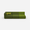 3er Sofa mit Liegefunktion 260 cm breit von vorne