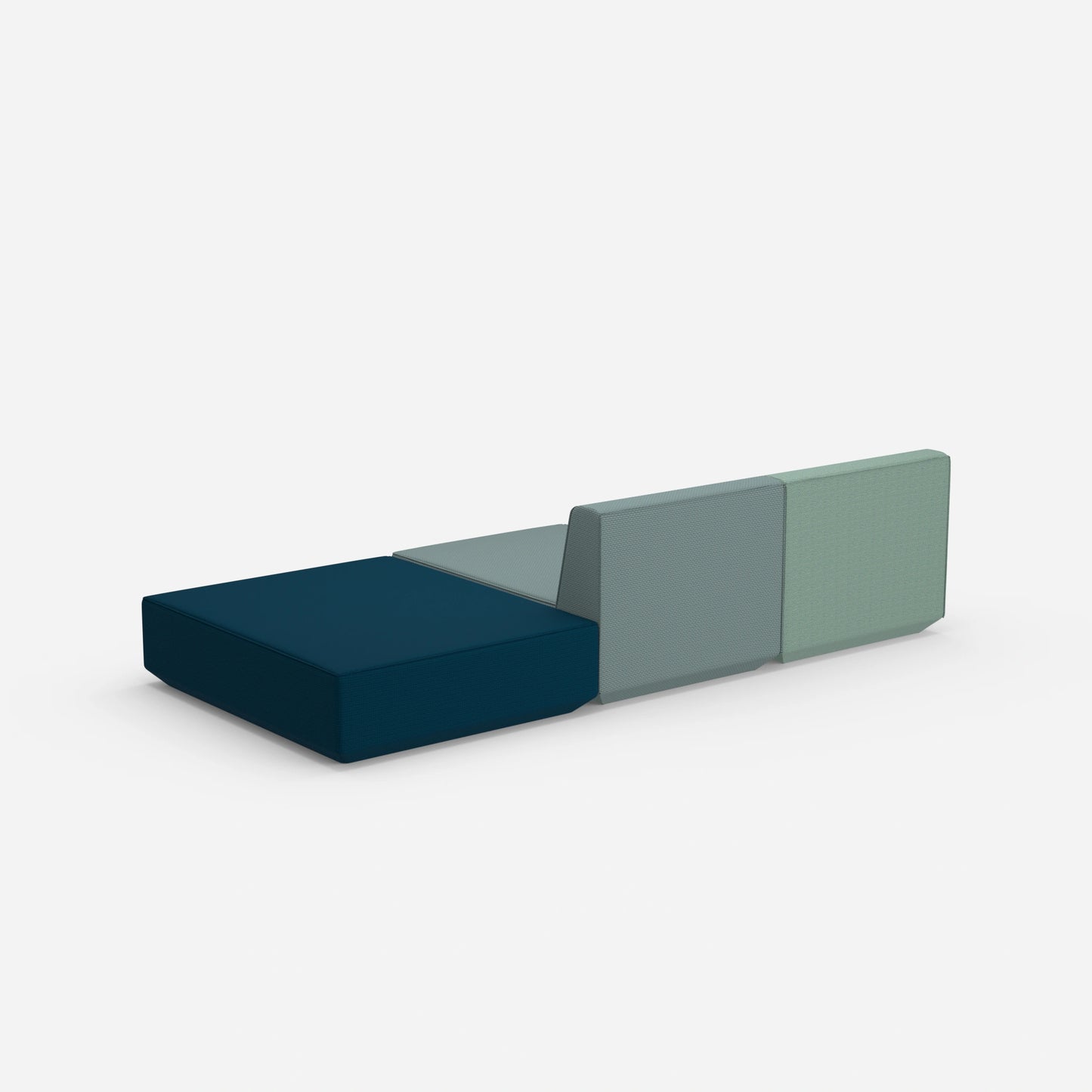 3er Sofa zum Schlafen 260 cm breit von hinten