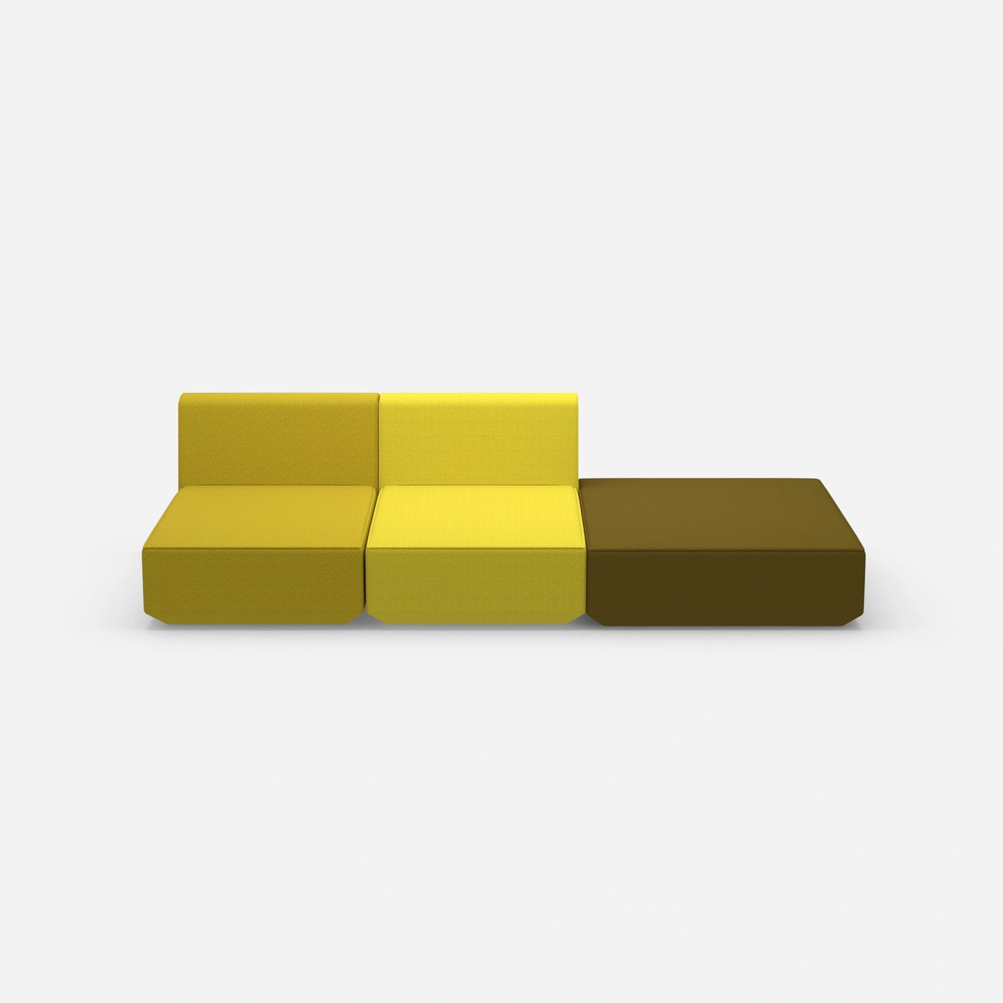 3er Sofa zum Schlafen 260 cm breit von vorne