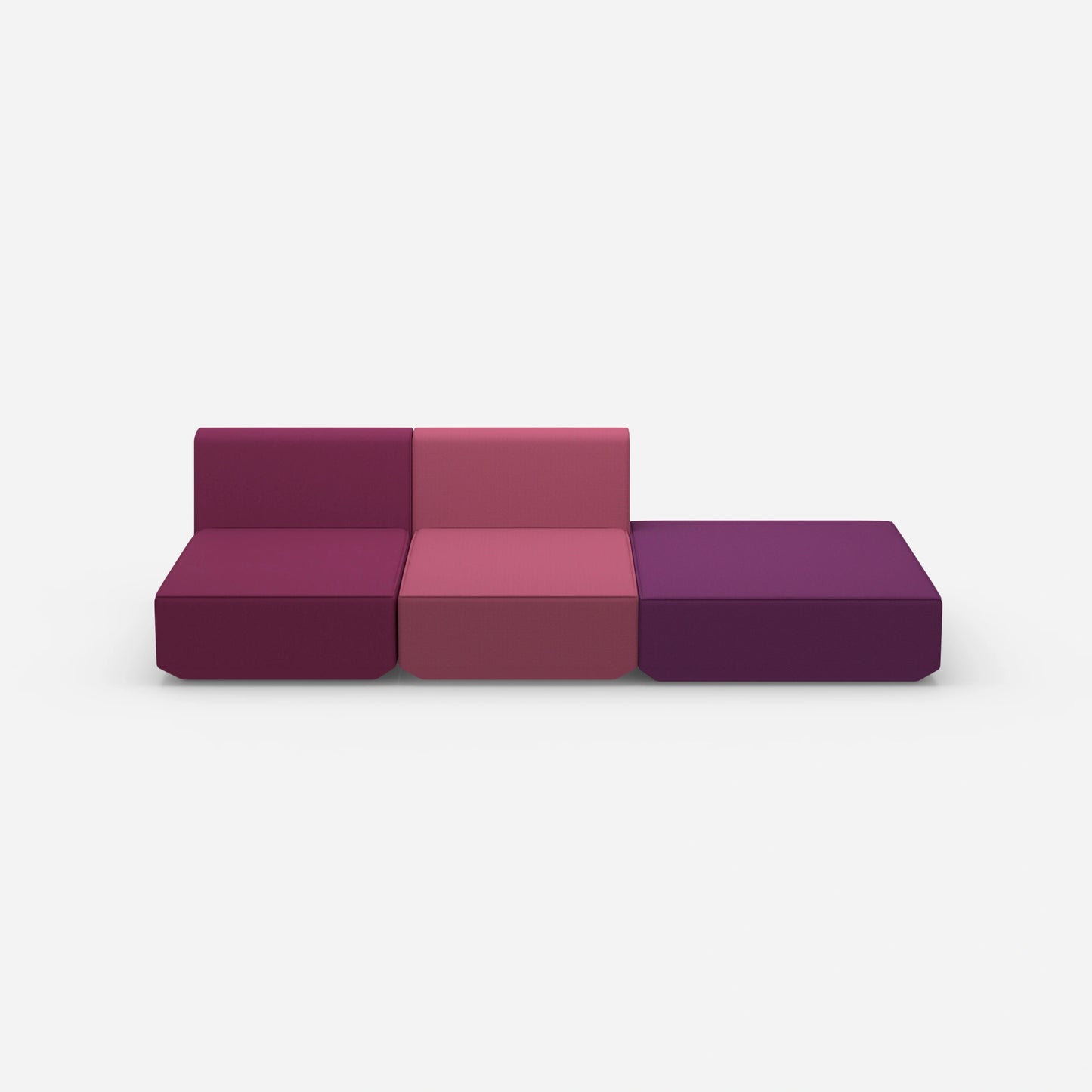 3er Sofa zum Schlafen 260 cm breit von vorne