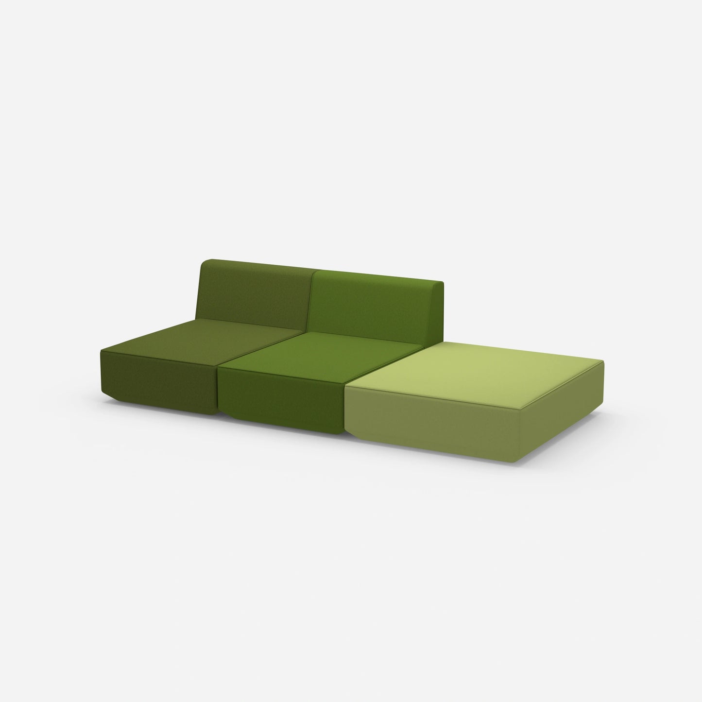 3er Sofa zum Schlafen 260 cm breit von der Seite