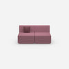 Buntes 2er Sofa von vorne
