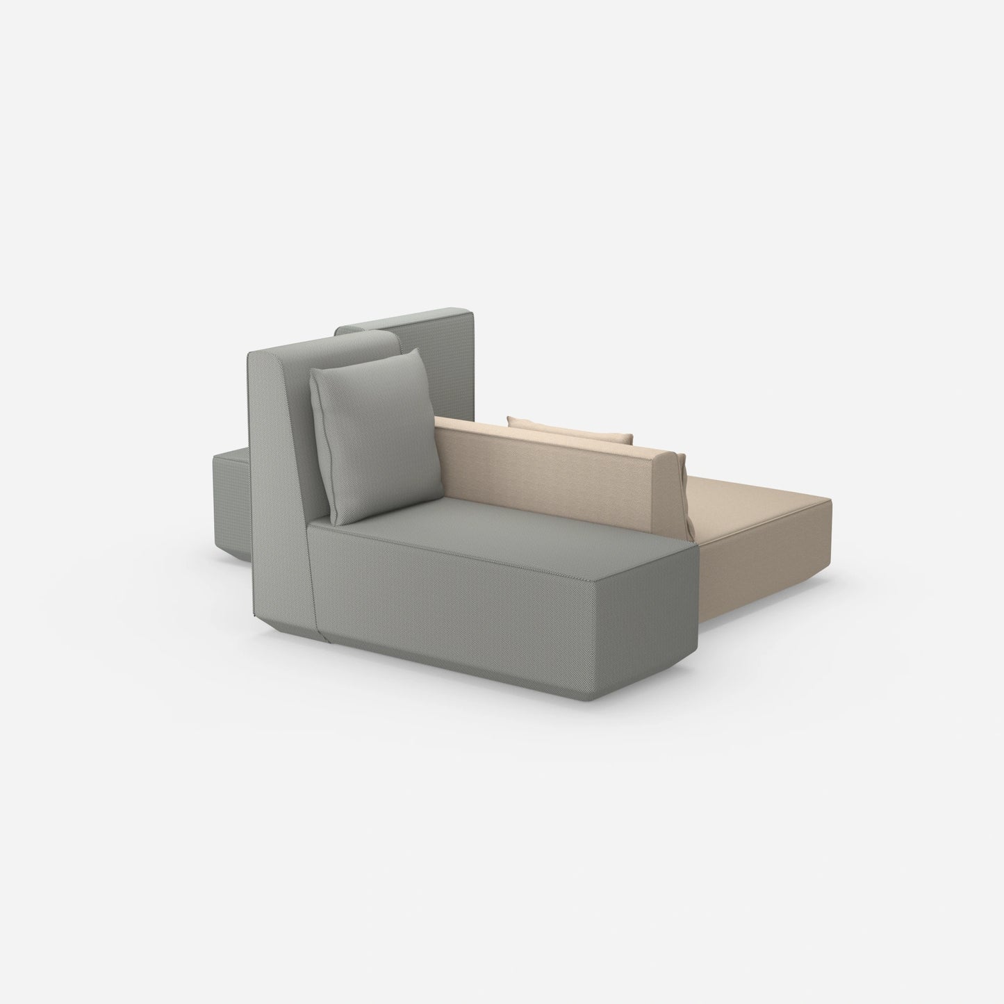 Co-working Sofainsel von hinten