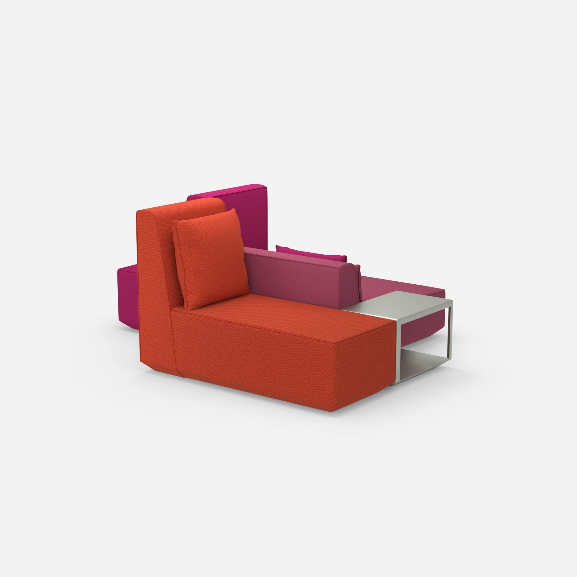 Co-working Sofainsel von hinten