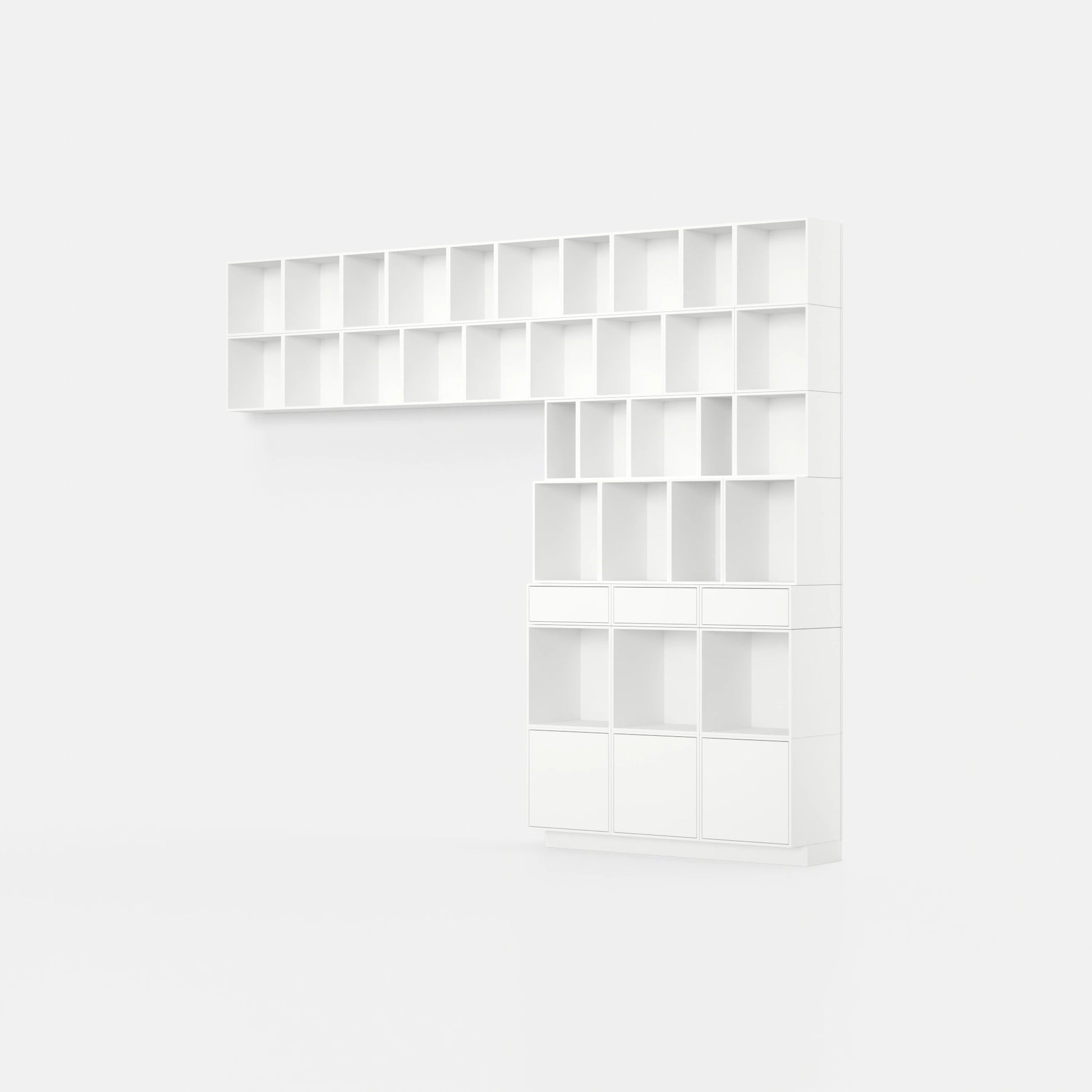 Fensterregal RK1153 von der linken Seite
