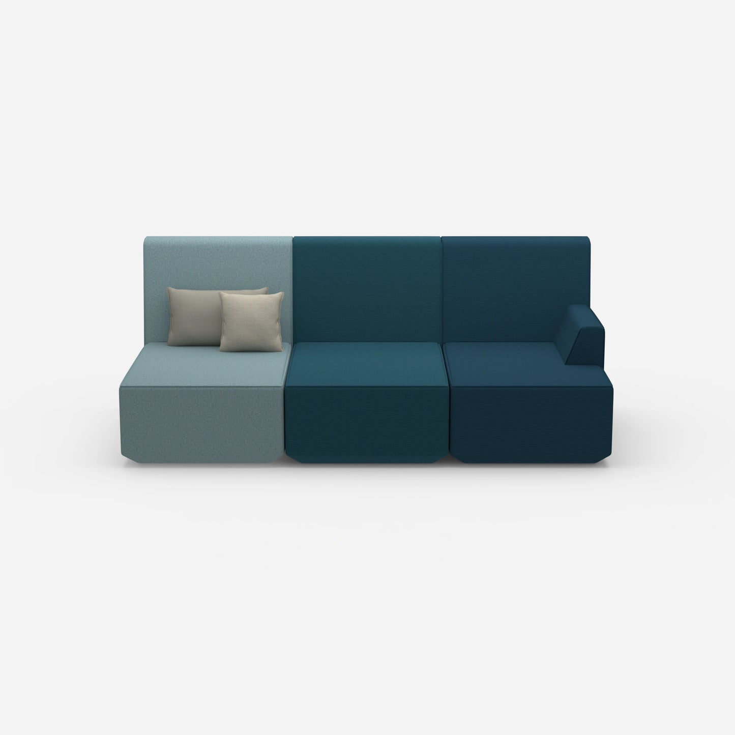 Heimkino Sofa 3 Sitzer von vorne