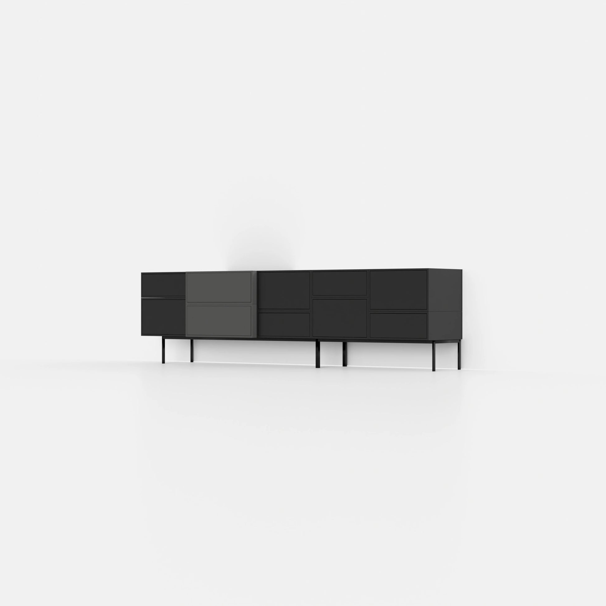 HIFI-Regal RK1003 von der linken Seite