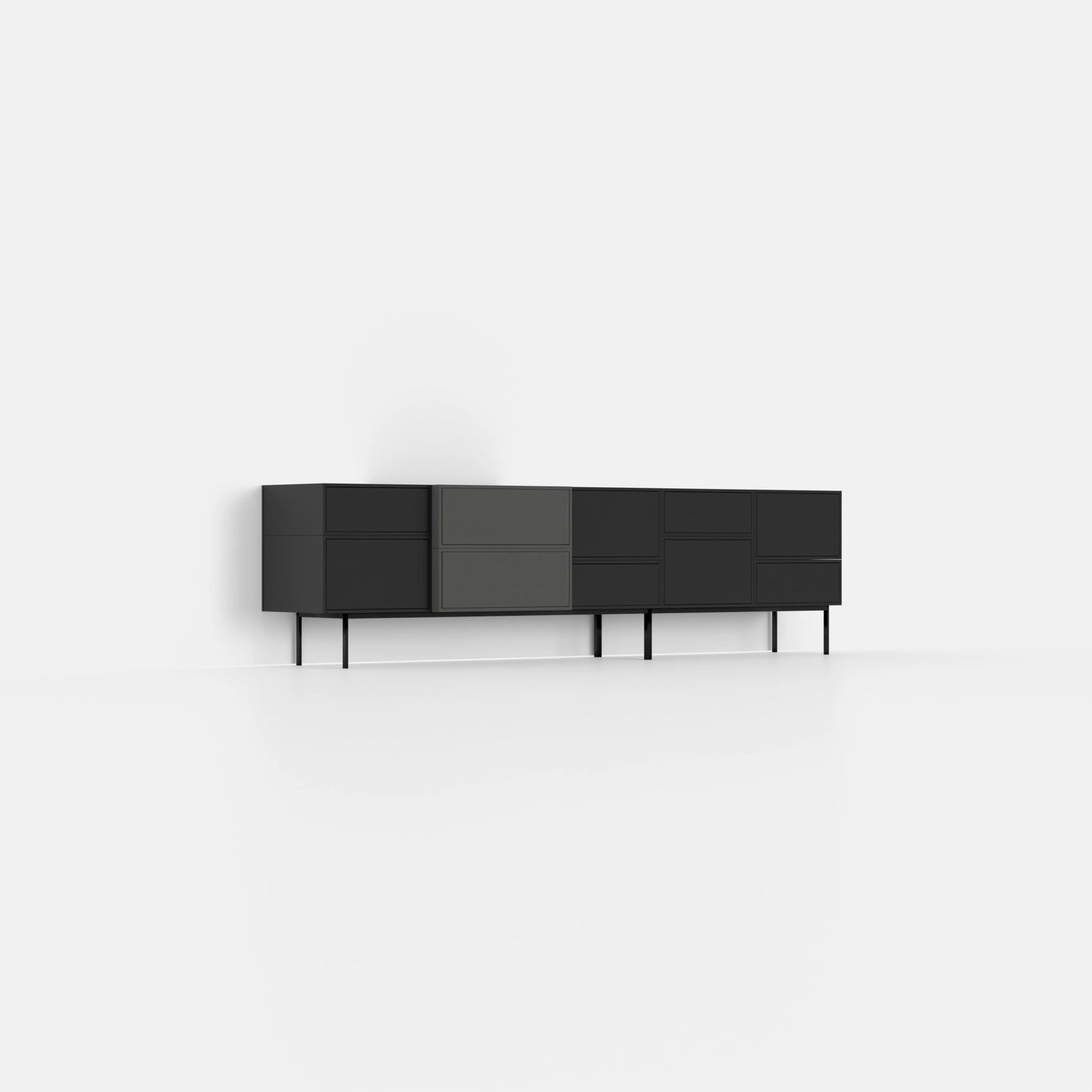 HIFI-Regal RK1003 von der rechten Seite