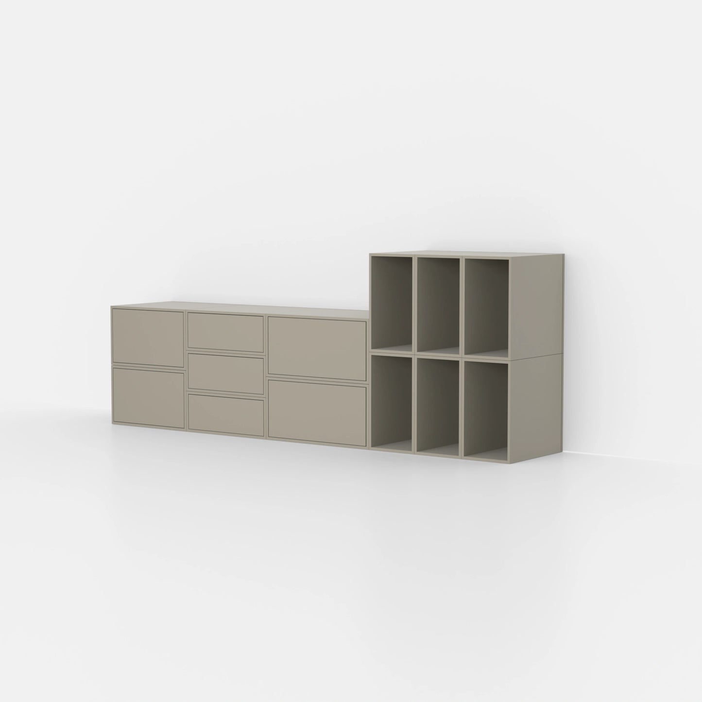 HIFI-Regal RK1049 von der linken Seite