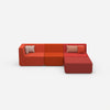 Hochwertiges modulares Ecksofa von vorne