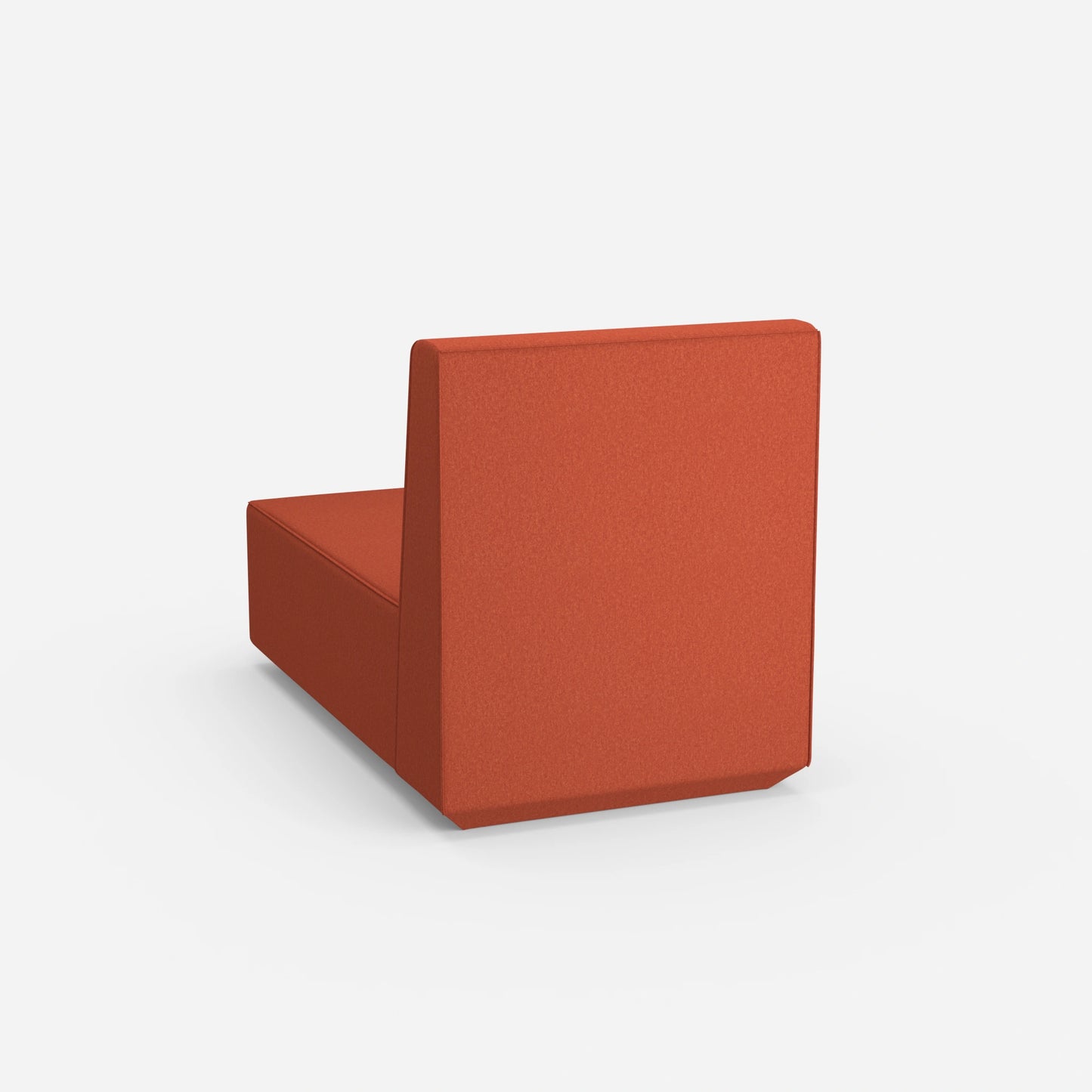 Moderne Design-Recamiere von hinten