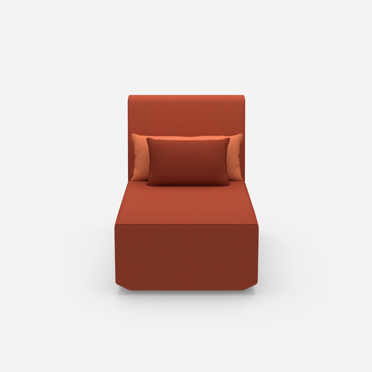 Moderne Design-Recamiere von vorne