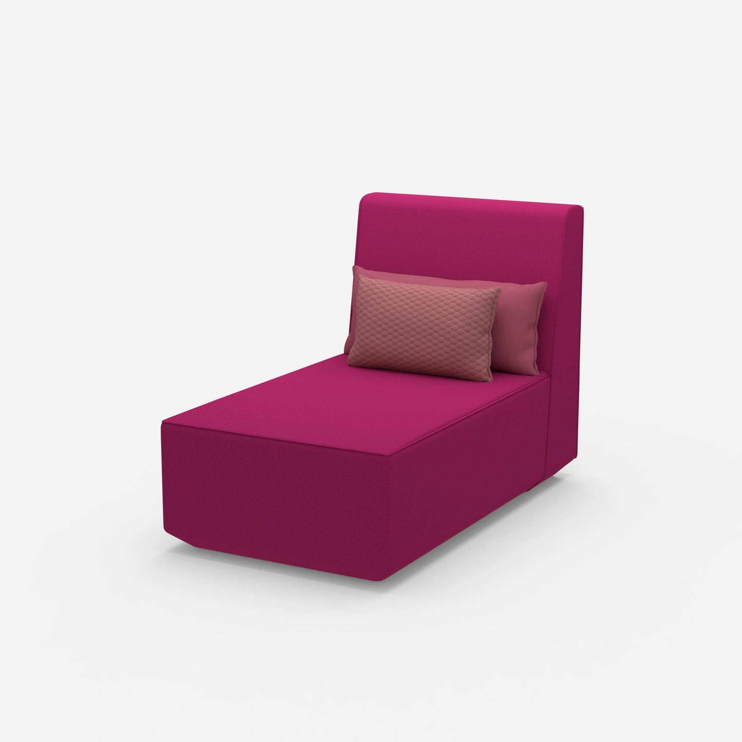 Moderne Design-Recamiere von der Seite