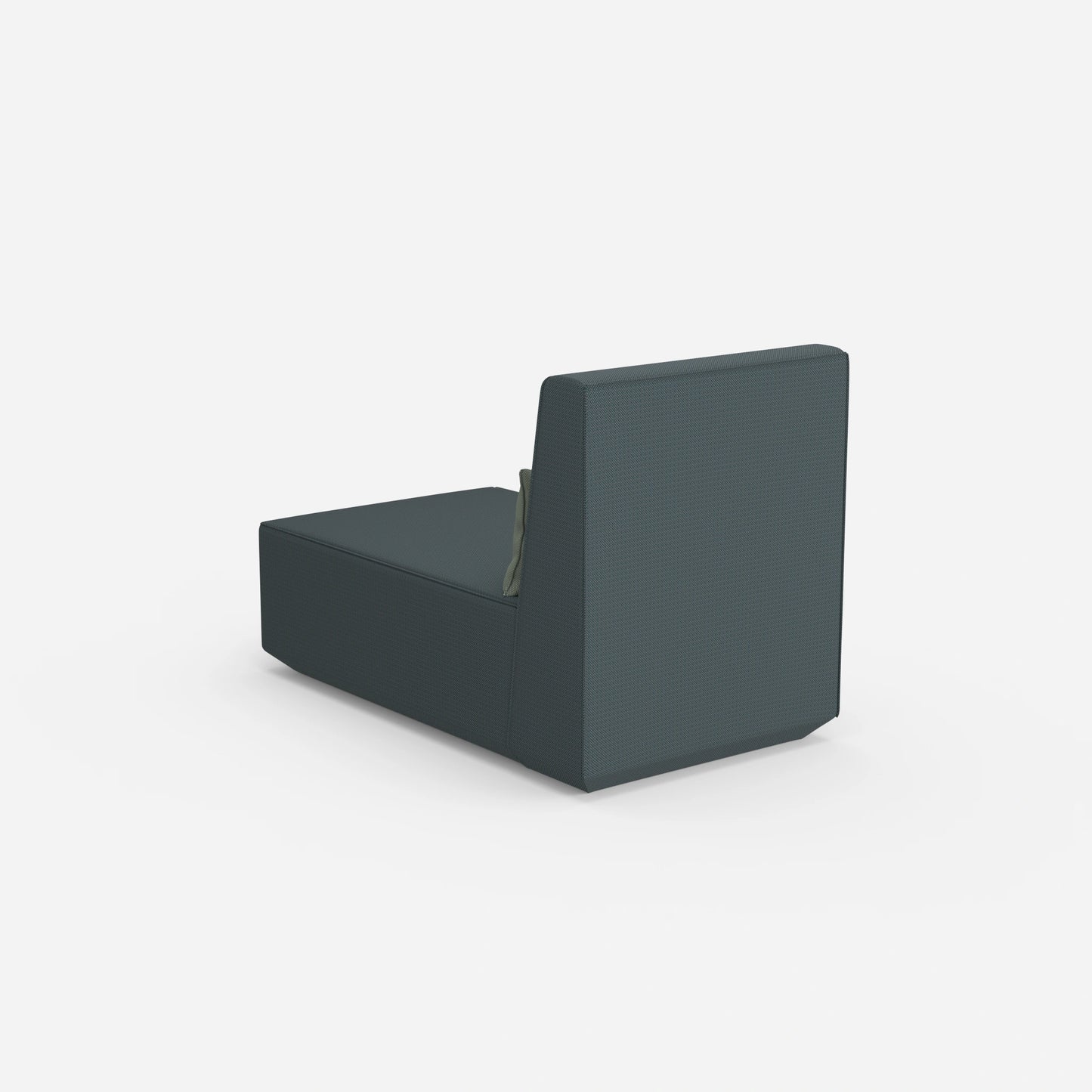 Moderner Longseat Sessel mit hoher Rückenlehne von hinten