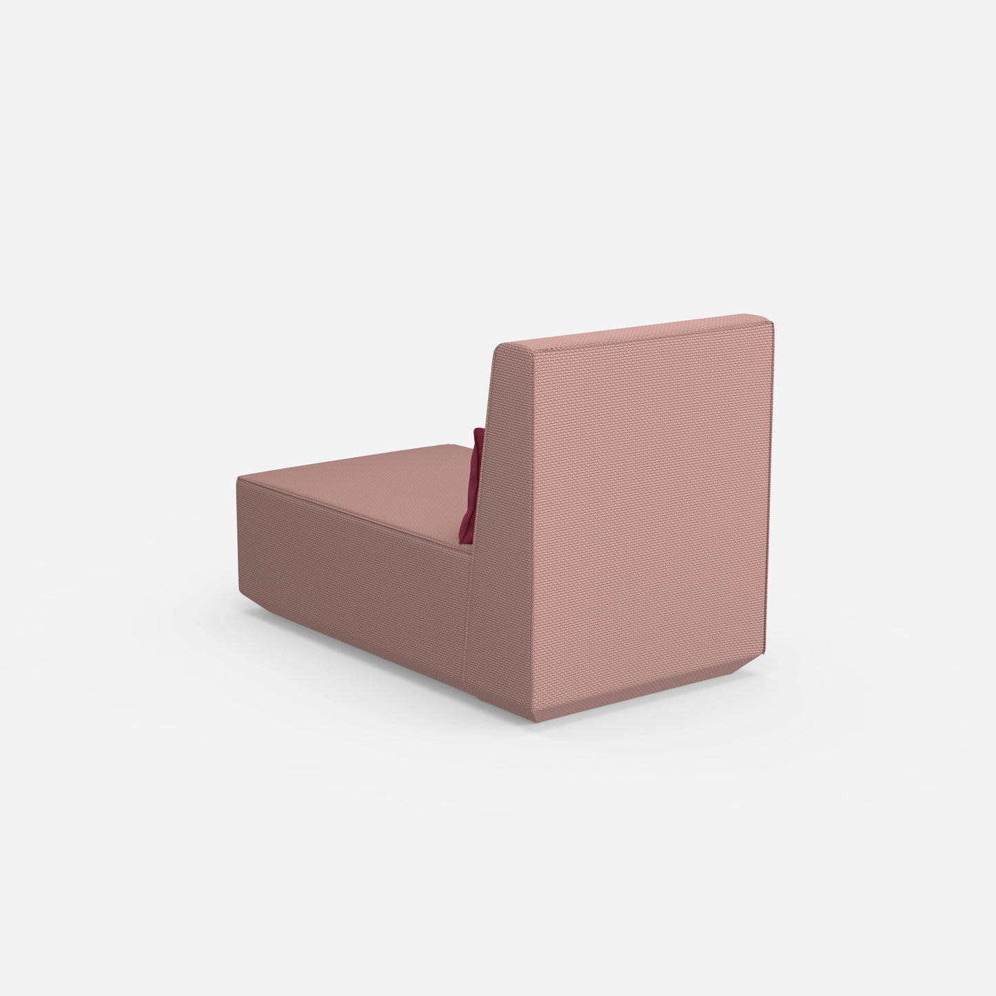 Moderner Longseat Sessel mit hoher Rückenlehne von hinten