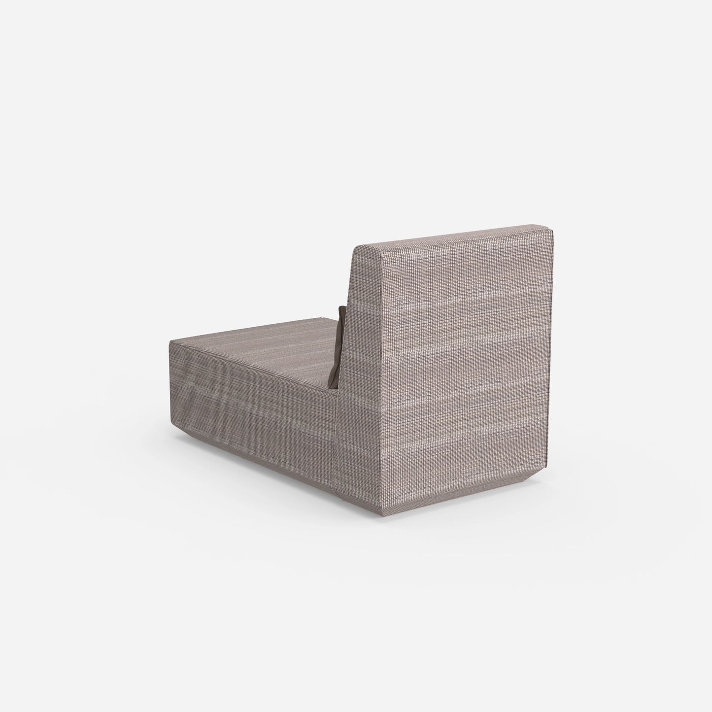 Moderner Longseat Sessel mit hoher Rückenlehne von hinten