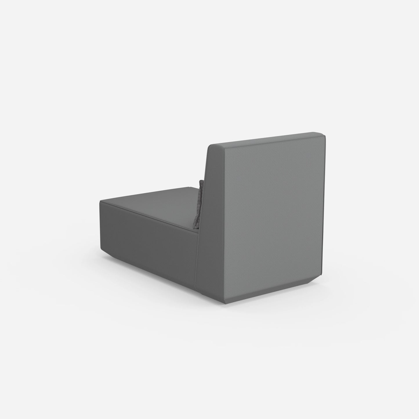 Moderner Longseat Sessel mit hoher Rückenlehne von hinten