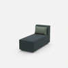 Moderner Longseat Sessel von der Seite