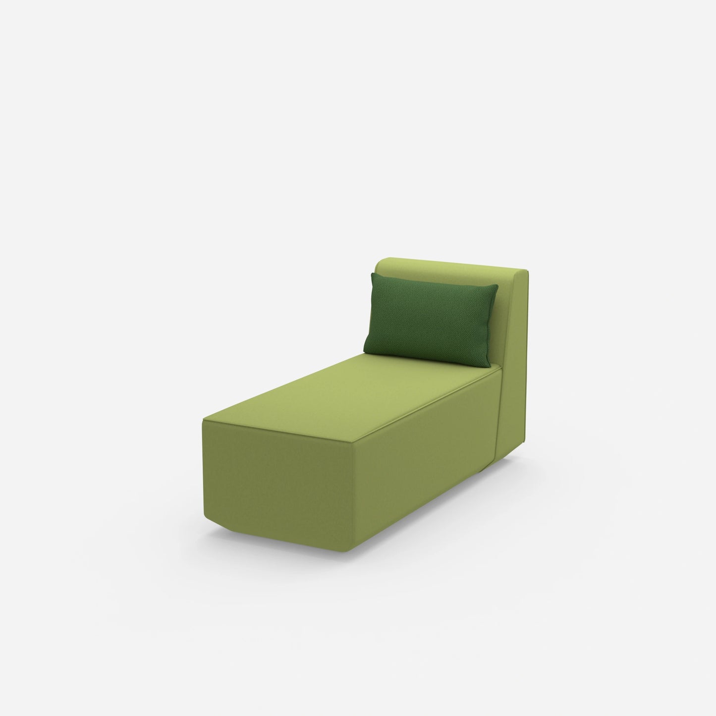 Moderner Longseat Sessel von der Seite