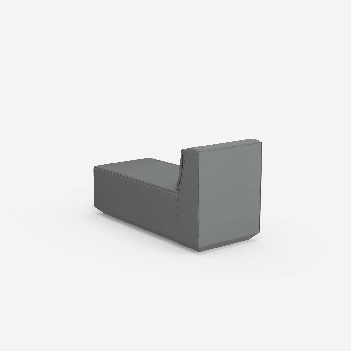 Moderner Longseat Sessel von hinten