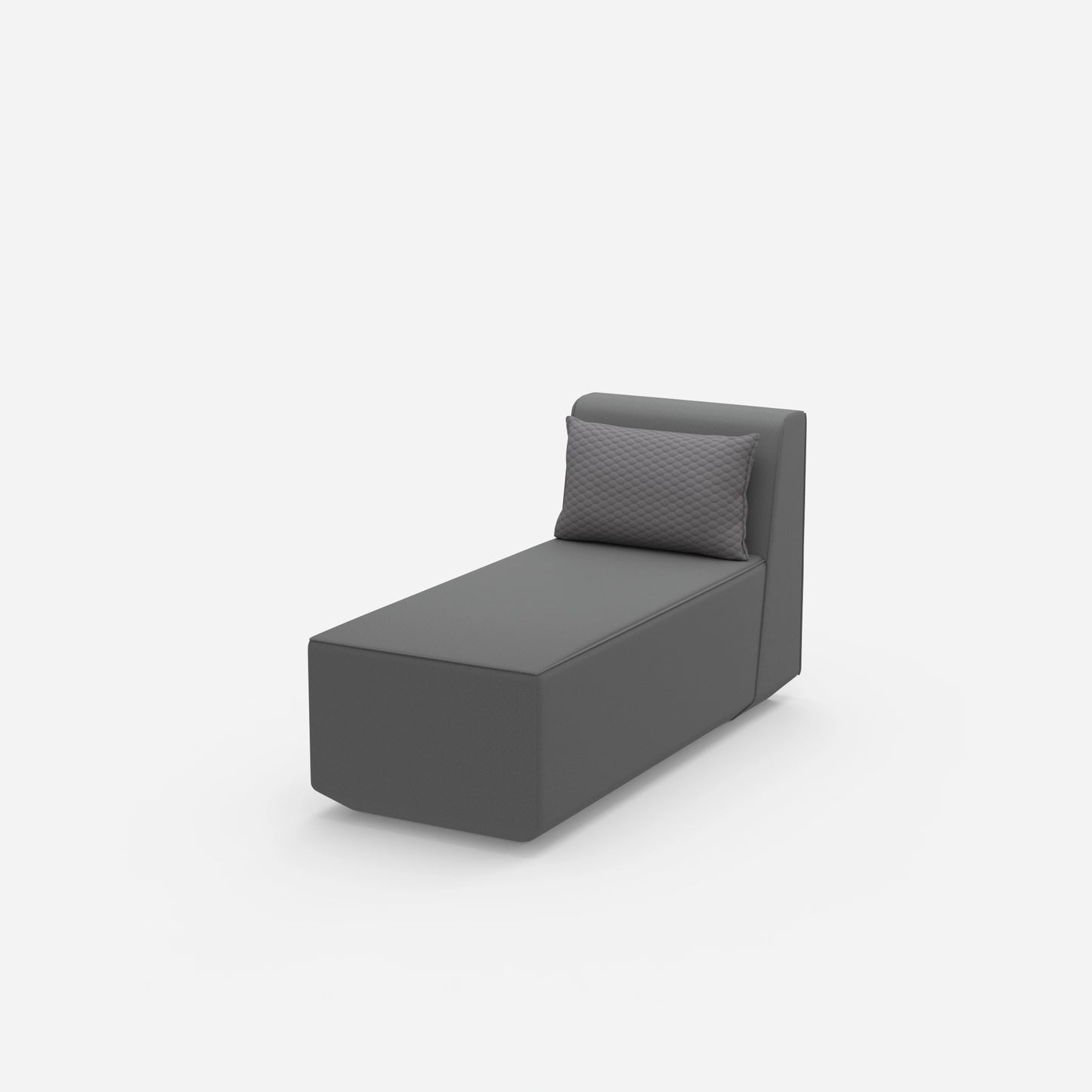Moderner Longseat Sessel von der Seite