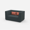 Moderner Lovechair Sessel von der Seite