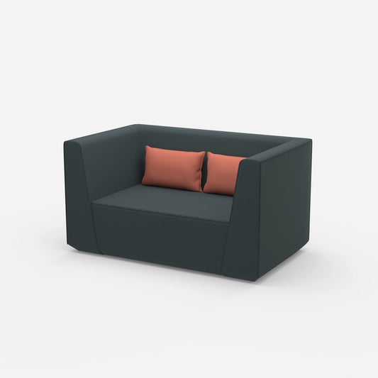 Moderner Lovechair Sessel von der Seite