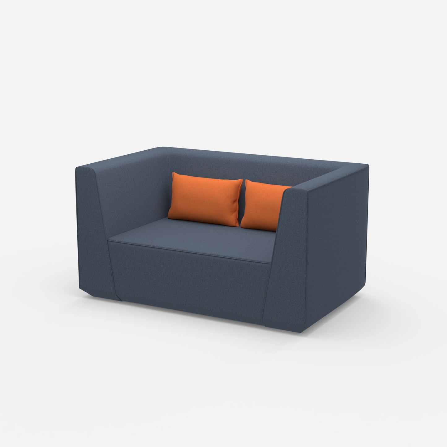 Moderner Lovechair Sessel von der Seite