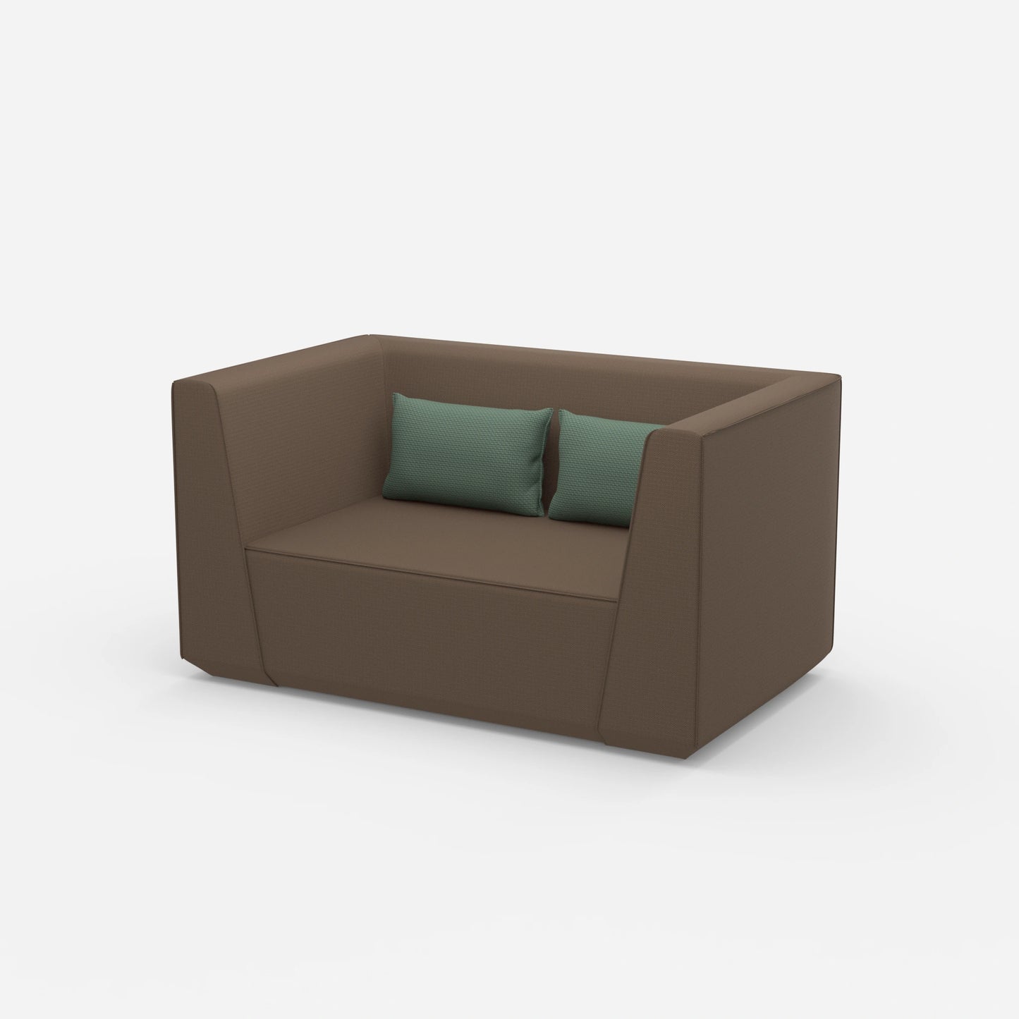 Moderner Lovechair Sessel von der Seite