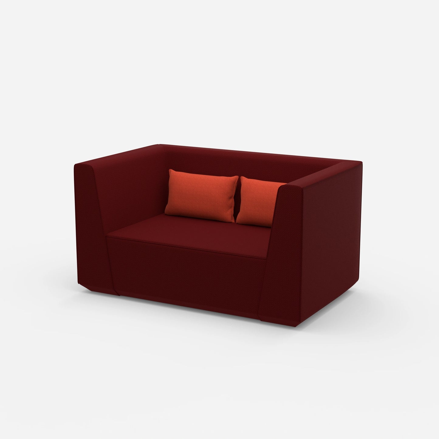 Moderner Lovechair Sessel von der Seite