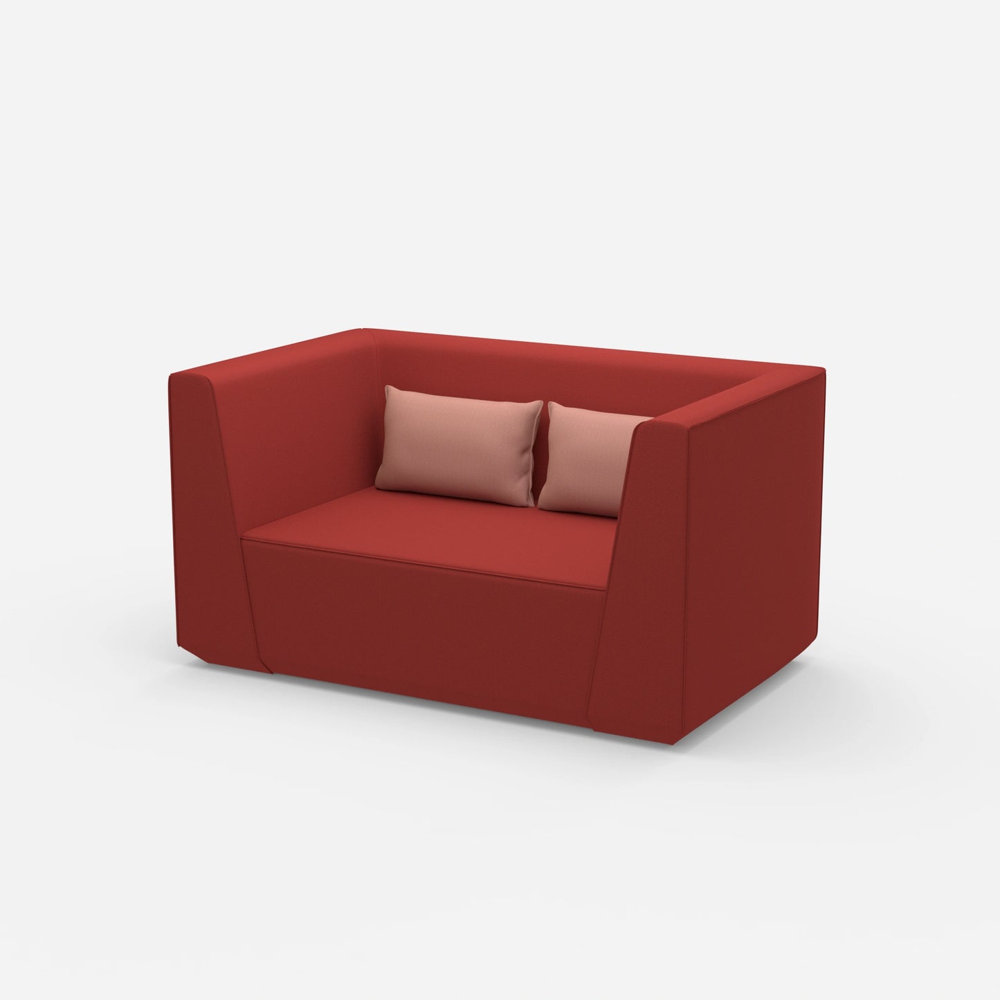 Moderner Lovechair Sessel von der Seite