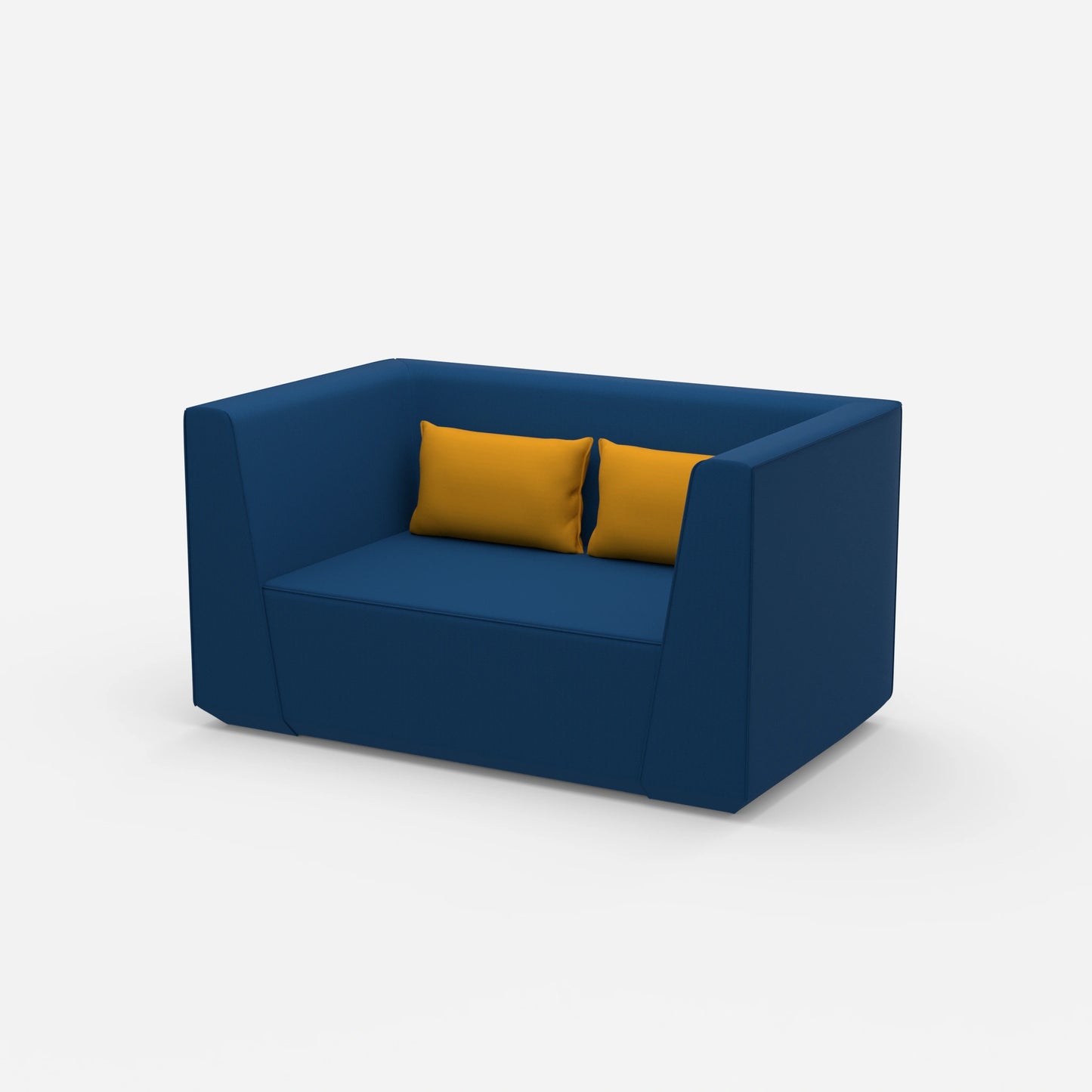Moderner Lovechair Sessel von der Seite