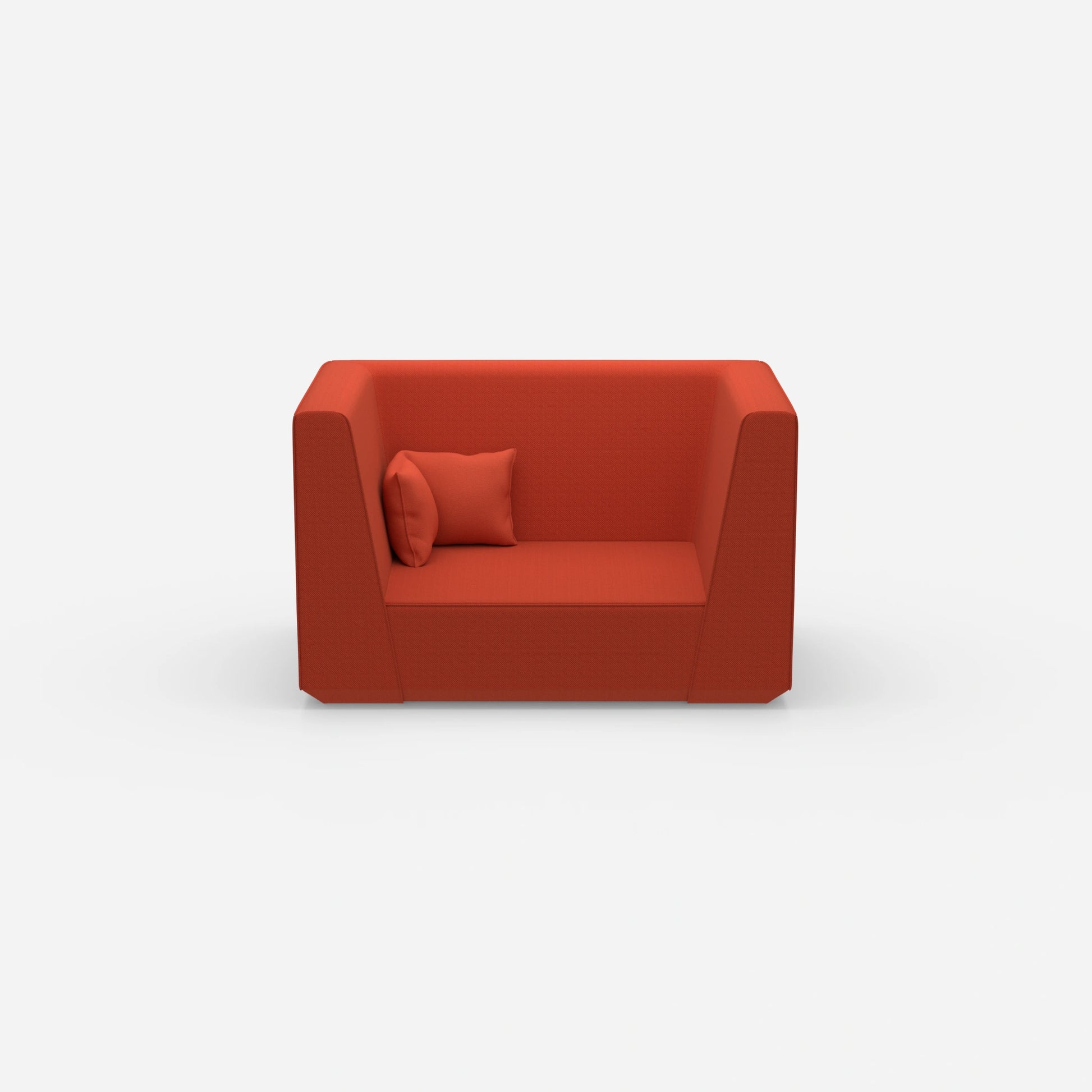 Modernes Zweisitzer Modulsofa von vorne
