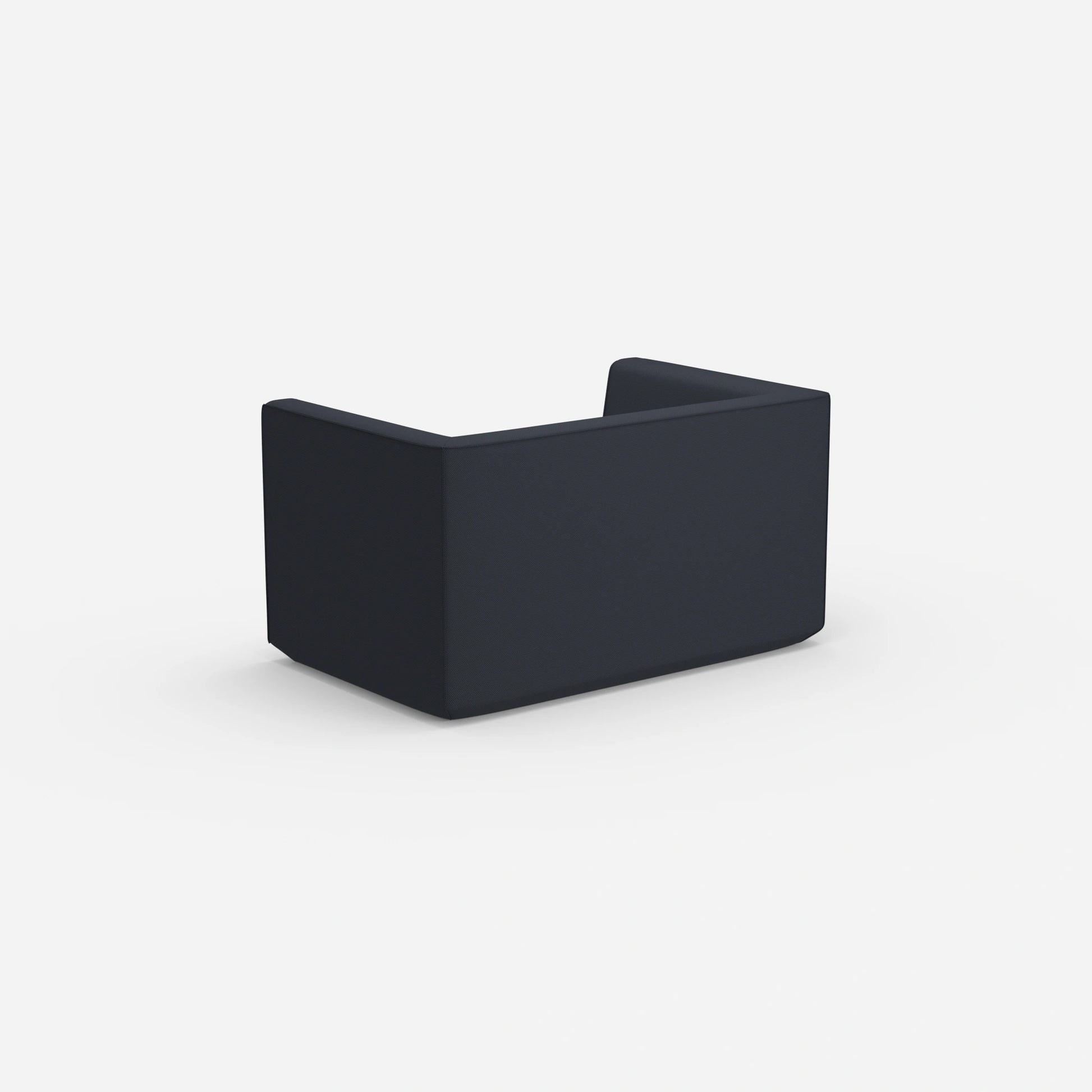 Modernes Zweisitzer Sofa mit hohem Rücken von hinten