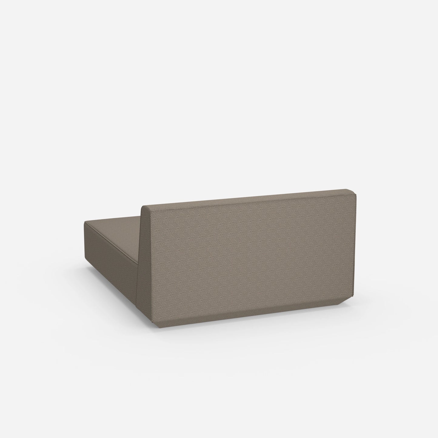 Modulare breite Recamiere von hinten