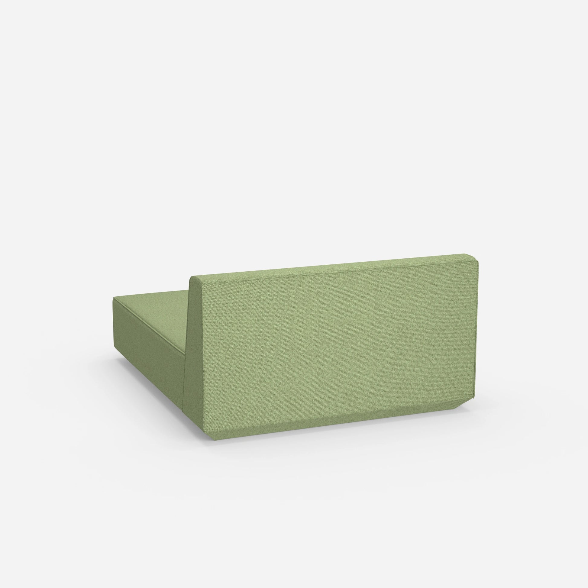 Modulare breite Recamiere von hinten