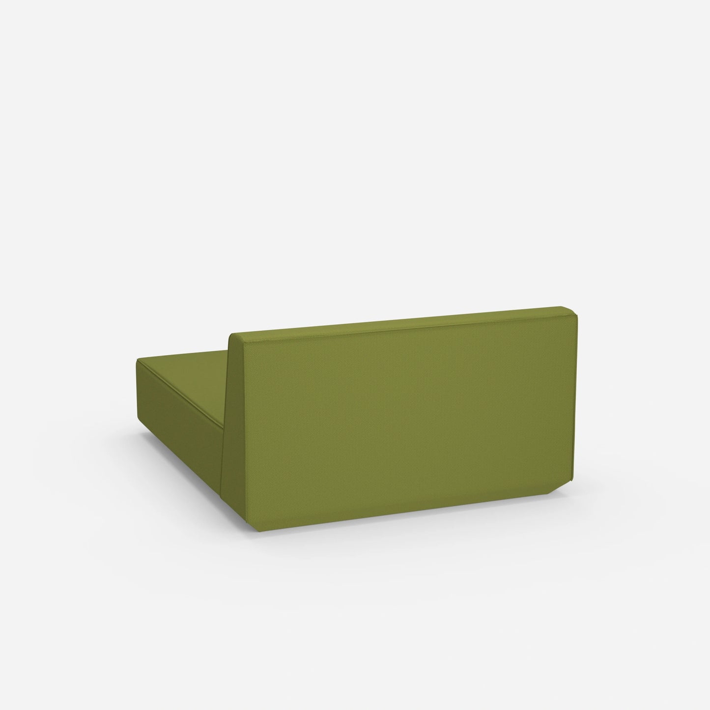 Modulare breite Recamiere von hinten