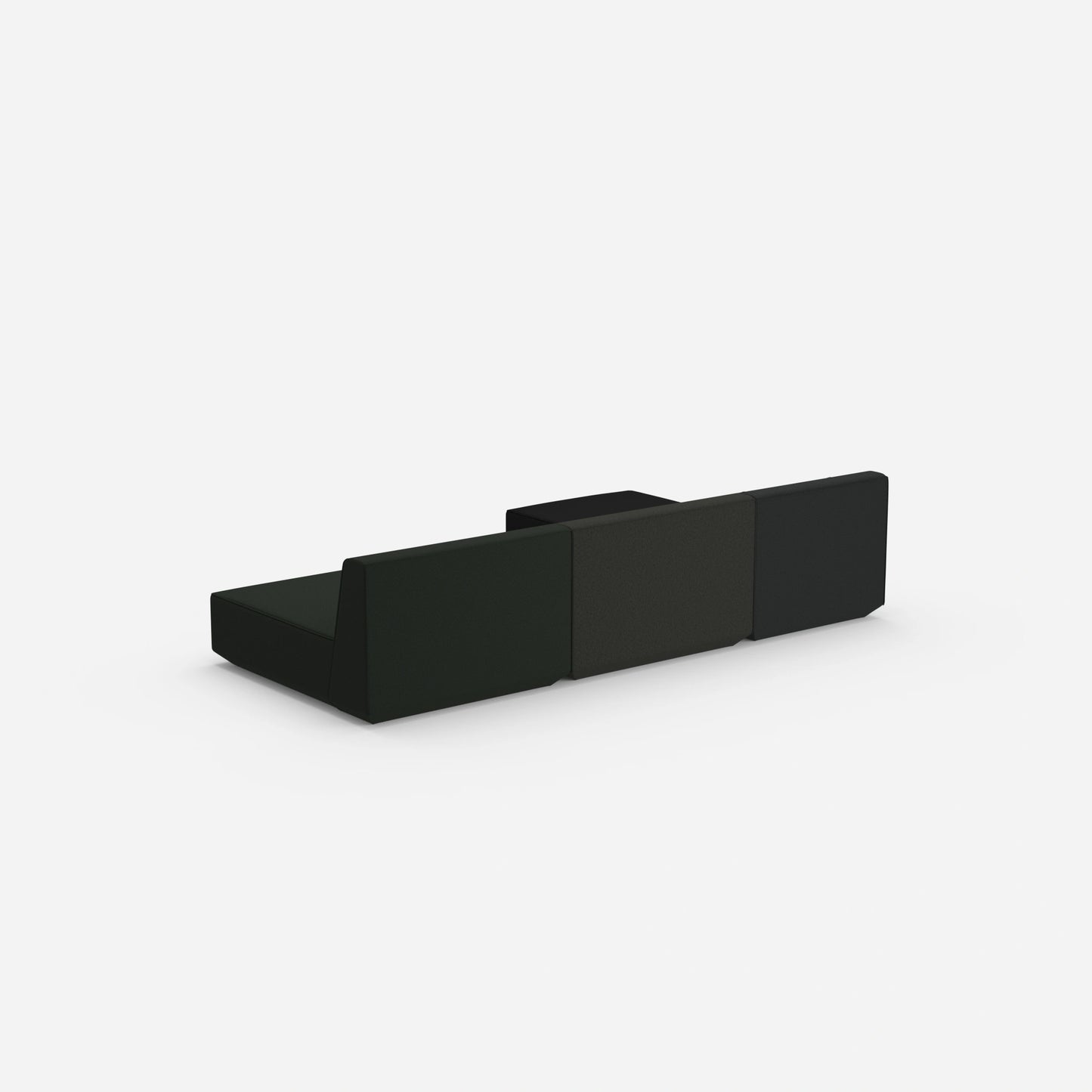 Modulare Ecksofa Lounge von hinten
