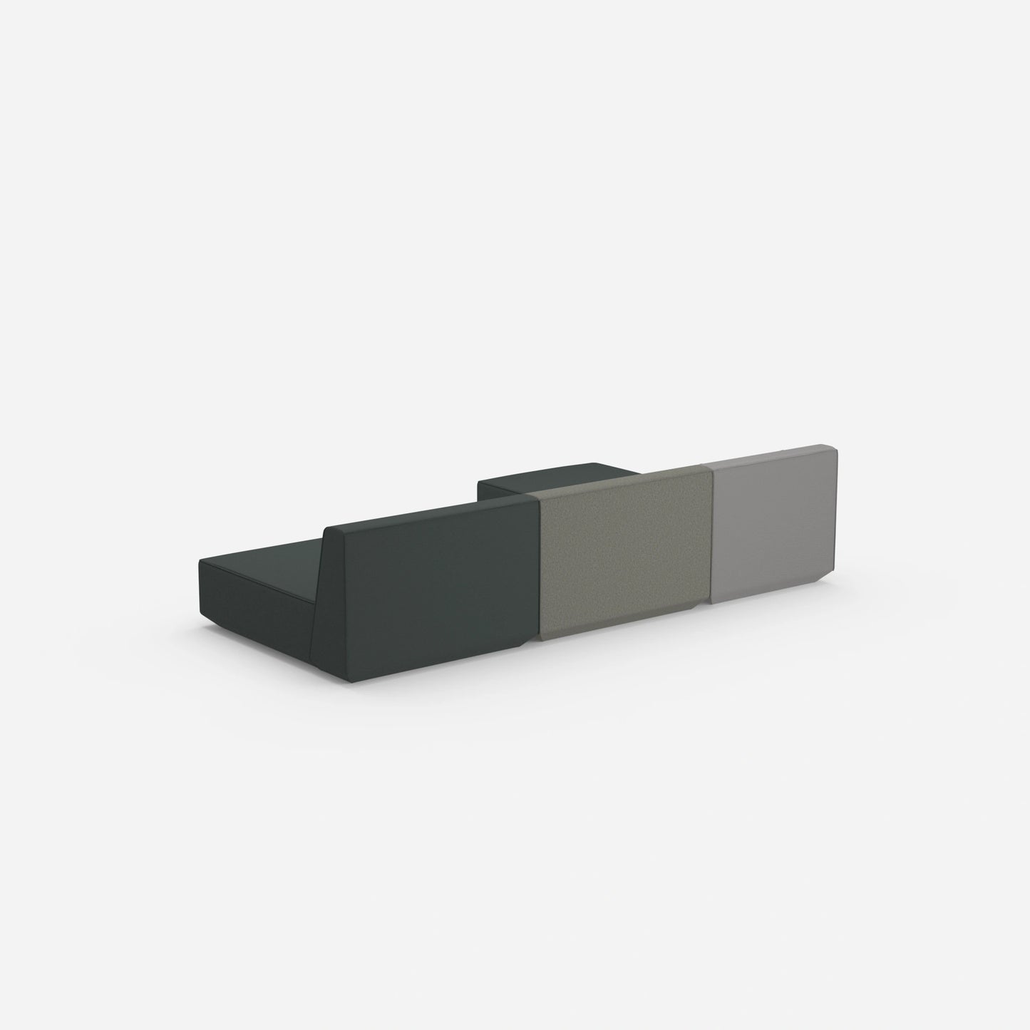 Modulare Ecksofa Lounge von hinten