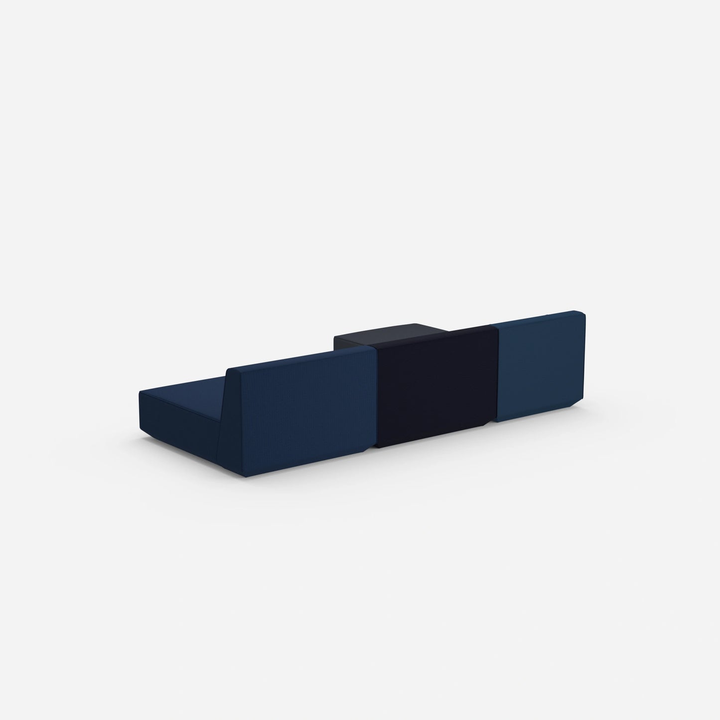 Modulare Ecksofa Lounge von hinten