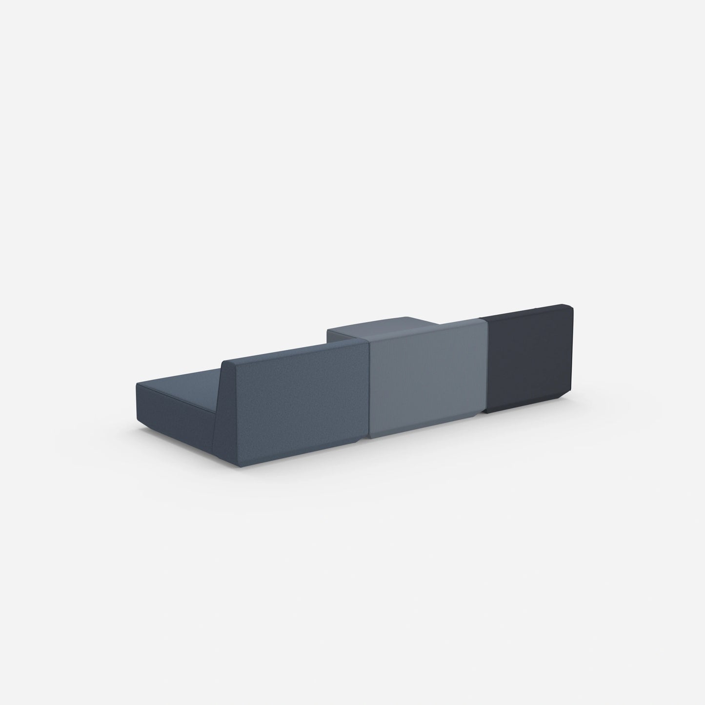 Modulare Ecksofa Lounge von hinten
