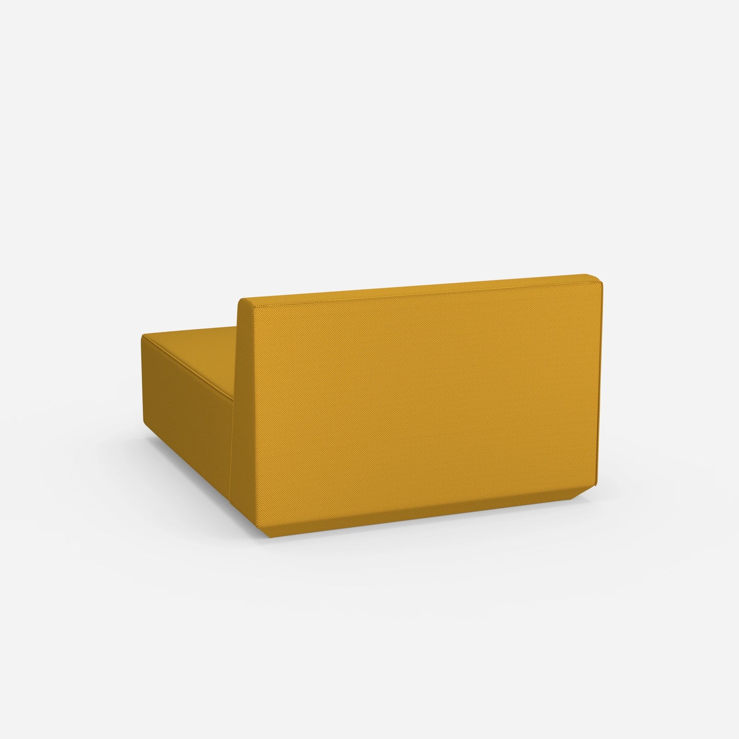 Modulare Recamiere 120 cm breit von hinten