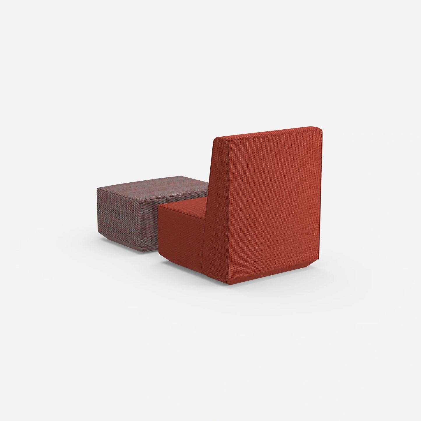Modularer & bequemer Lesesessel von hinten