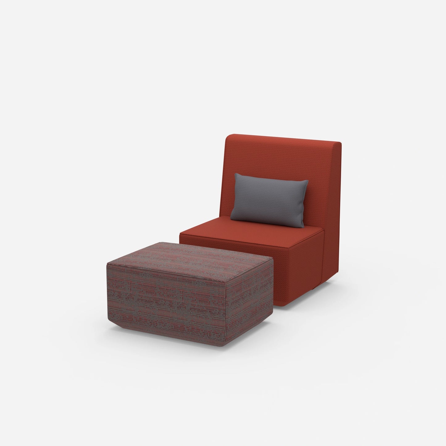 Modularer & bequemer Lesesessel von der Seite
