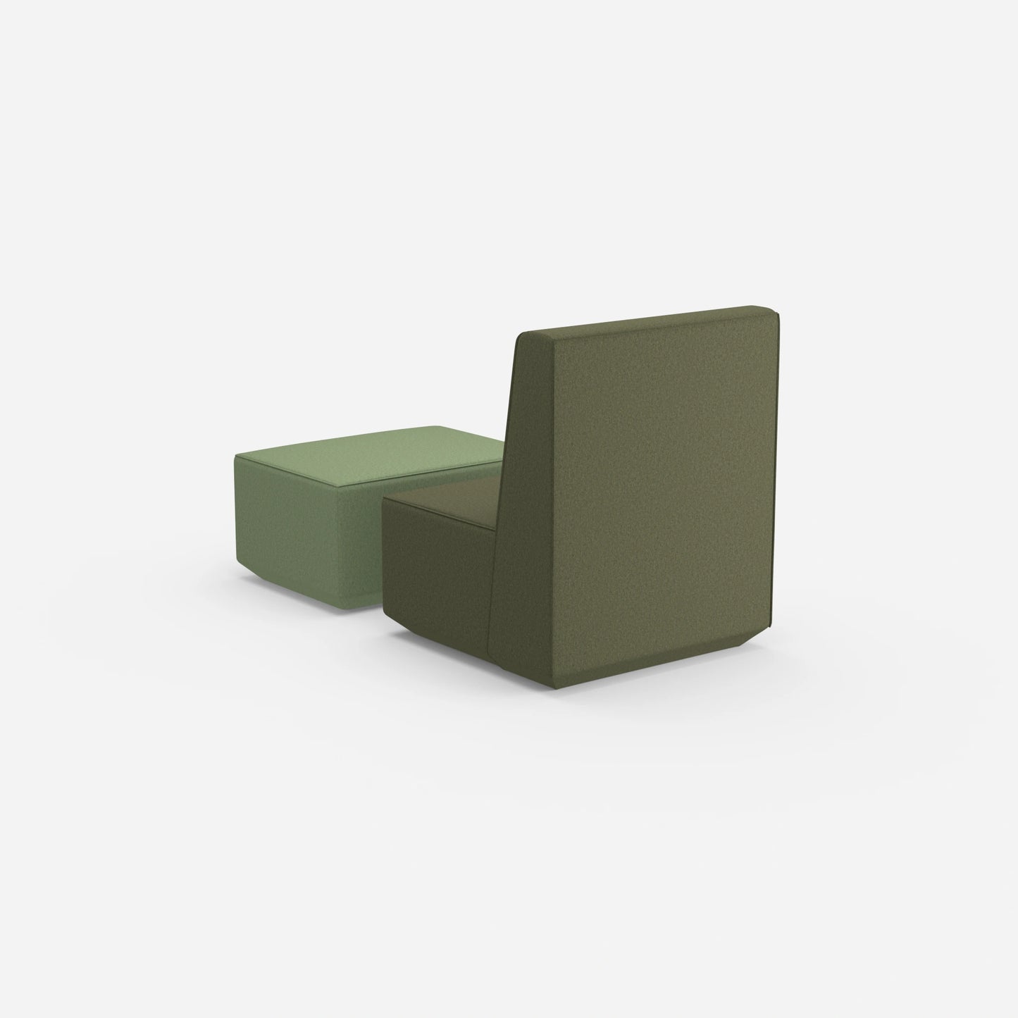 Modularer & bequemer Lesesessel von hinten