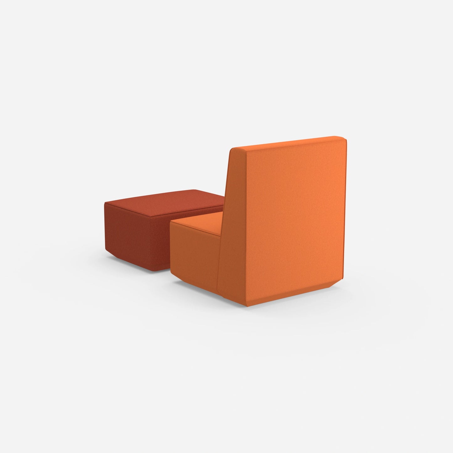 Modularer & bequemer Lesesessel von hinten