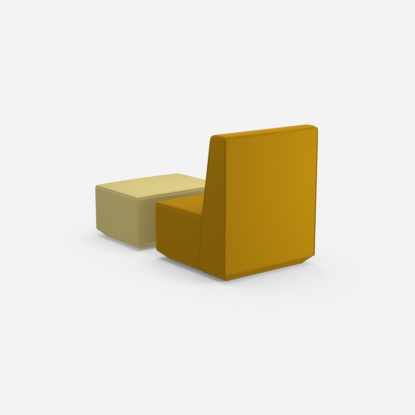 Modularer & bequemer Lesesessel von hinten