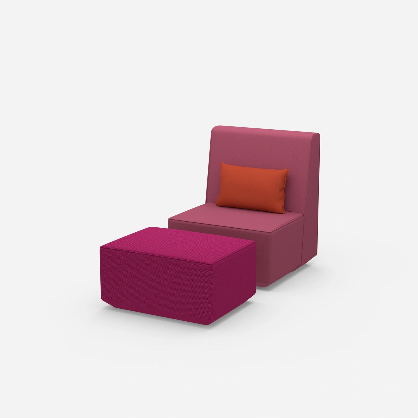 Modularer & bequemer Lesesessel von der Seite