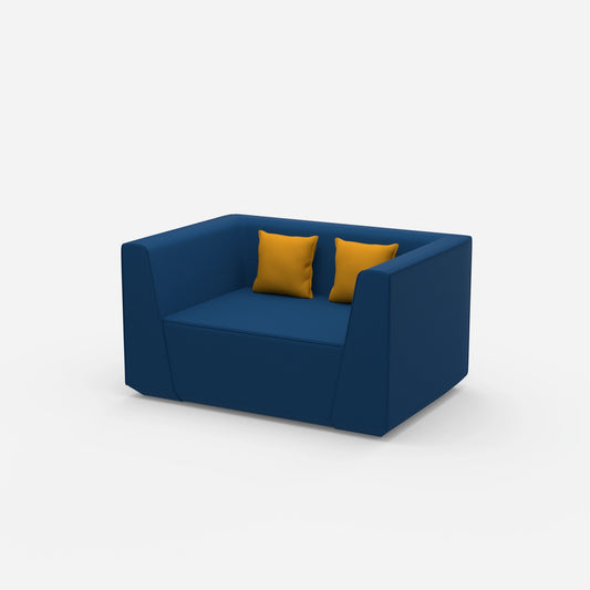 Modularer Lovechair von der Seite