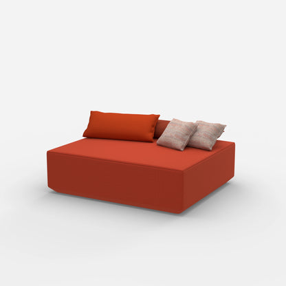 Modularer Pouf in Groß von der Seite